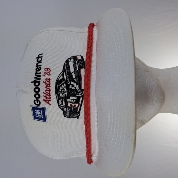 Rare 1989 Vintage Dale Earnhardt Atlanta Race Day printed winner's snapback hat - Picture 1 of 6